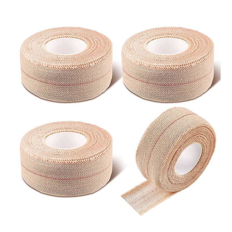 กันน้ำผ้าพันแผลกีฬากาวที่ยืดหยุ่นสูงสำหรับข้อเท้าเคล็ดขัดยอก 