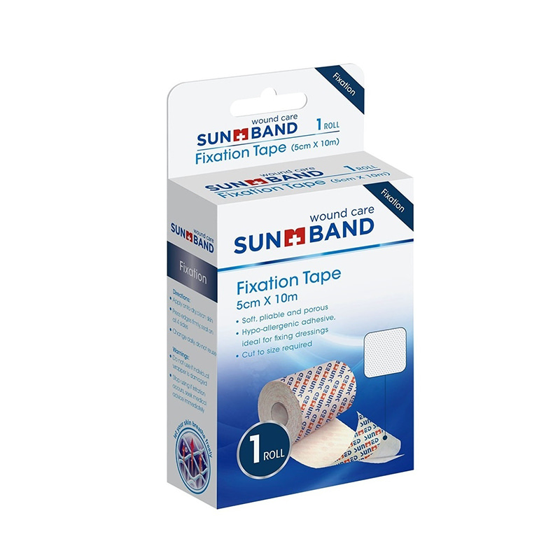 เทปกีฬาติดตั้งกาวในโรงพยาบาลสำหรับการแต่งตัวเก็บรักษา