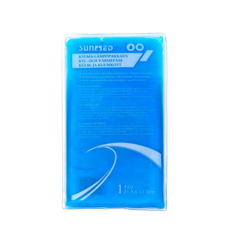 แพ็คร้อนและเย็นที่มีความยืดหยุ่นนำกลับมาใช้ใหม่ได้สำหรับการบาดเจ็บ 