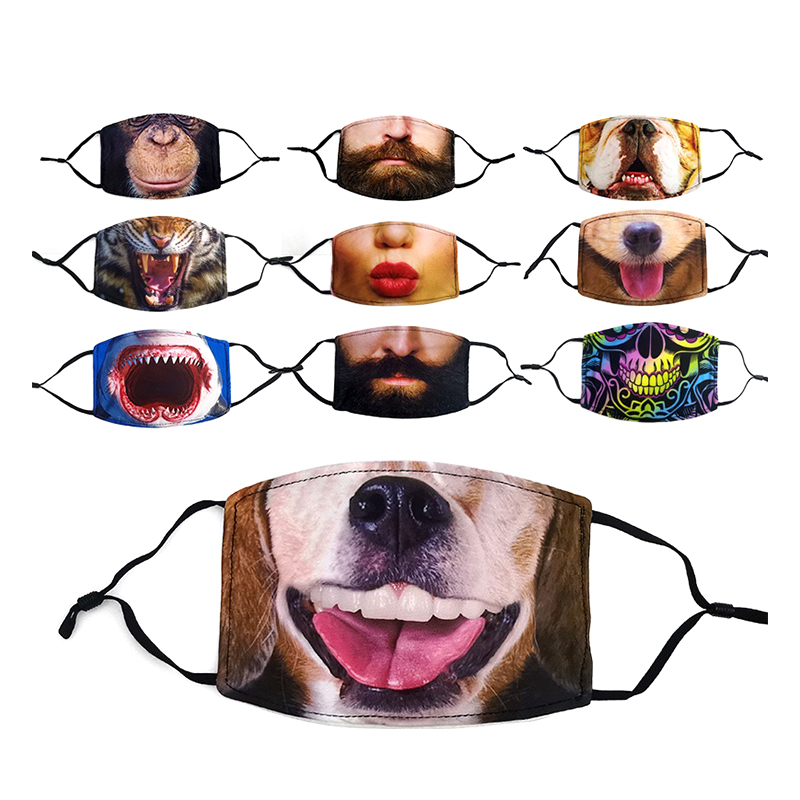 หน้ากากผ้าฝ้ายสำหรับผู้ใหญ่ที่สามารถนำกลับมาใช้ใหม่ได้ 