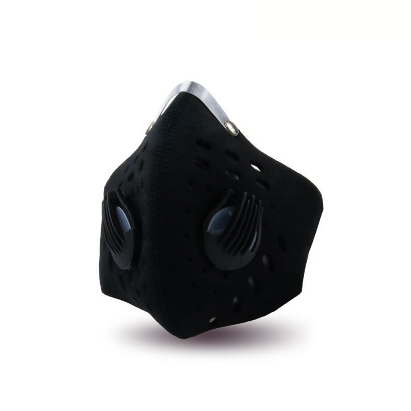 เครื่องช่วยหายใจสีดำที่ใช้ซ้ำได้สำหรับการขี่มอเตอร์ไซค์