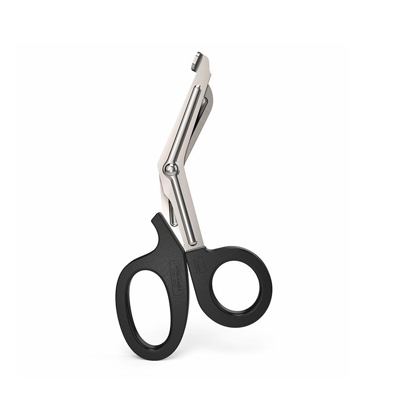 กรรไกรผ้าพันแผลสีดำฉุกเฉินทางการแพทย์ฉุกเฉิน 