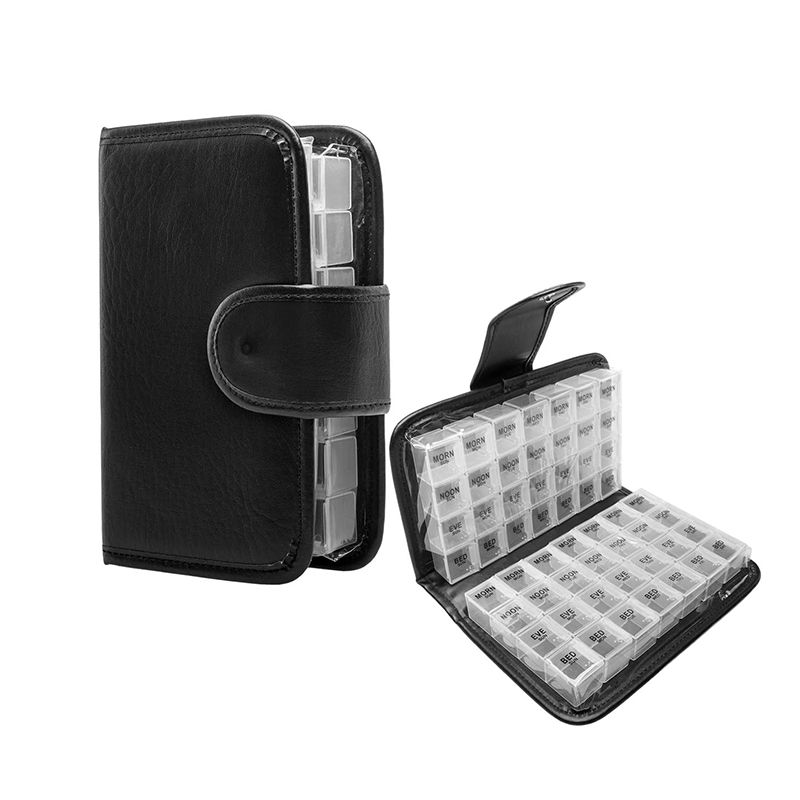 การส่งเสริมการขายที่กำหนดเอง 14 วันผู้จัดยาด้วยเคส 