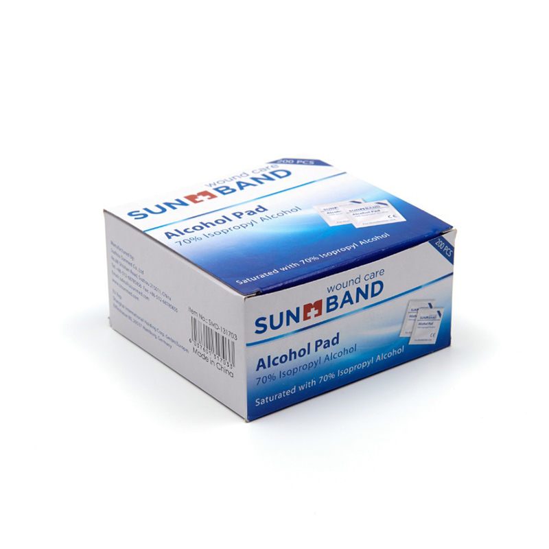 เครื่องดื่มแอลกอฮอล์ฝ้ายที่ผ่านการฆ่าเชื้อแล้วแพทย์ด้วยไอโซโพรพิล 70% 