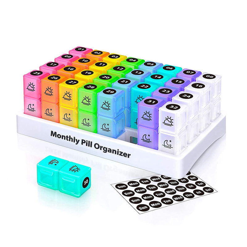 บ้านมีสีสัน 2 ครั้งต่อวันวางแผนยาเม็ด 