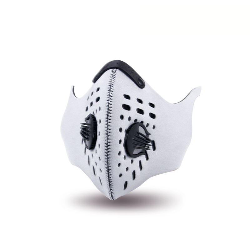 หน้ากากปั่นจักรยานกันลมหนาวกันหนาวกับตัวกรองและวาล์ว