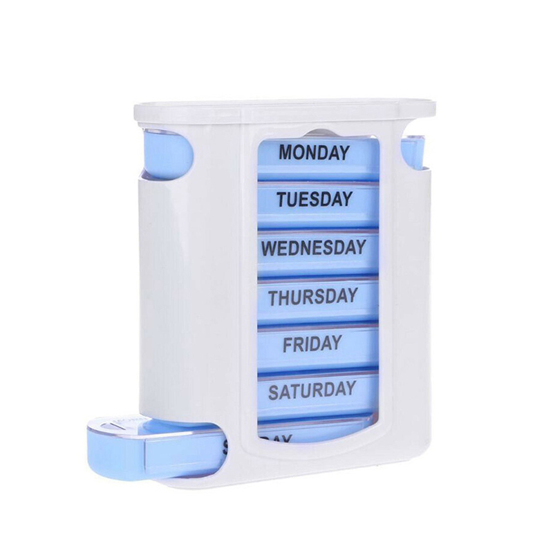 กล่องยาทุกสัปดาห์สำหรับวิตามิน 