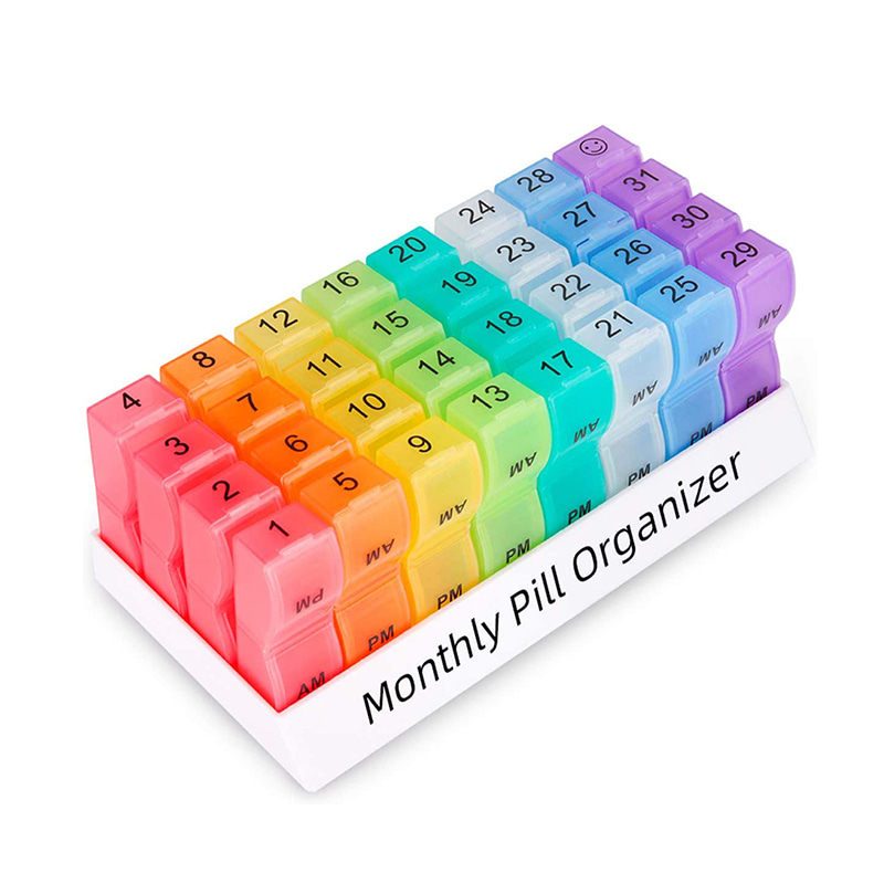 นำเครื่องจ่ายยารายวันรายสัปดาห์ที่นำกลับมาใช้ใหม่ได้สำหรับการเดินทาง 