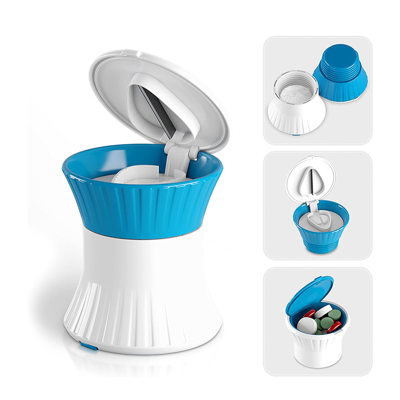 เครื่องบดยาขนาดเล็กยอดนิยมราคาถูกพร้อมภาชนะเก็บ 